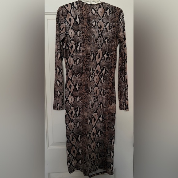 Zara TRAFALUC SNAKE DRESS - SIZE M - Picture 3 of 4